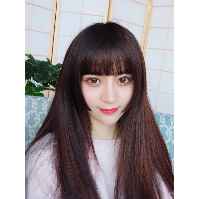 Tóc giả mái thưa dày