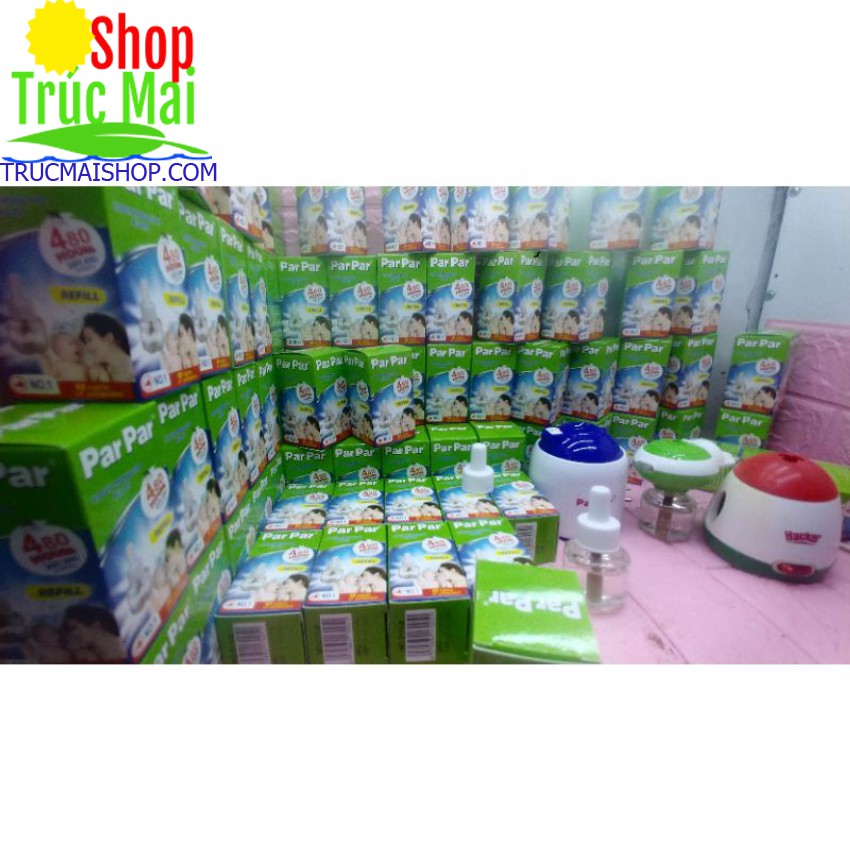 Tinh dầu đuổi muỗi Parpar chính hãng Cho các loại máy đuổi côn trùng