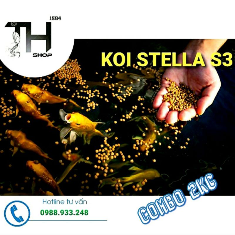 Cám cá Koi STELLA S1 S3 S5 S7 || Combo 2Kg