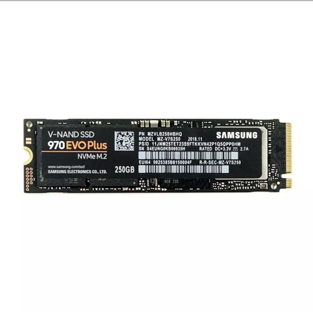[Mã ELMS05 giảm 5% đơn 300k]Ổ cứng SSD M.2 PCIe NVMe Samsung 970 EVO Plus 500gb/ 250GB Bảo Hành 5 năm | BigBuy360 - bigbuy360.vn
