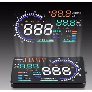 Thiết bị hiển thị tốc độ hud a8 - bộ phản chiếu tốc độ lái lên kính ô tô hud a8