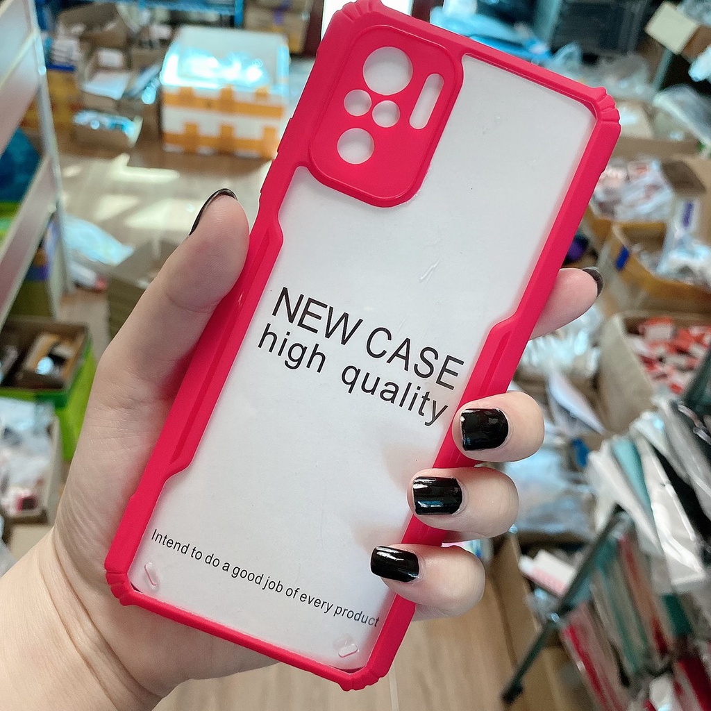 Ốp lưng chống sốc chống va đập cho Xiaomi Note 11 pro Mi11T Mi 11 lite Note 10 5G Note 10 pro Mi 11T pro (Đen /Xanh /Đỏ)