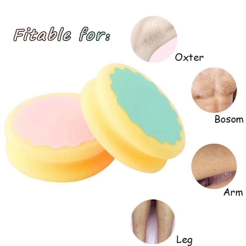 Mút Tẩy Lông Mềm Không Gây Đau Hình Trái Tim Tiện Dụng