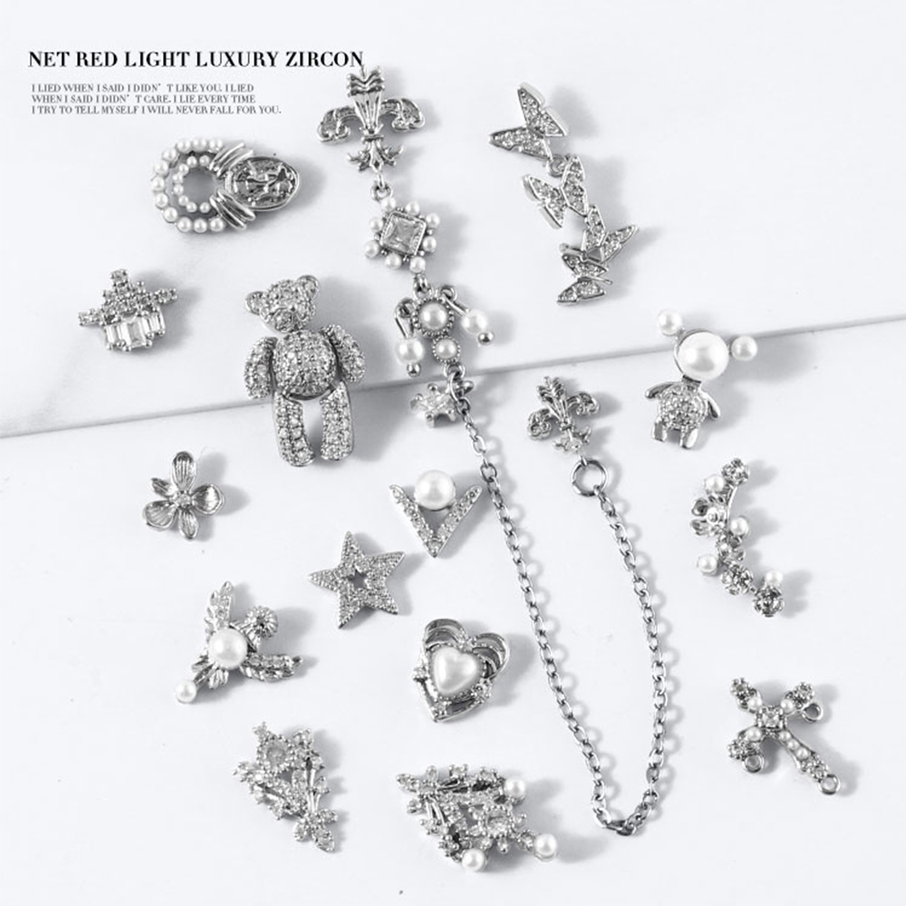 [Hàng mới về] Phụ kiện đá 3d trang trí móng tay nghệ thuật