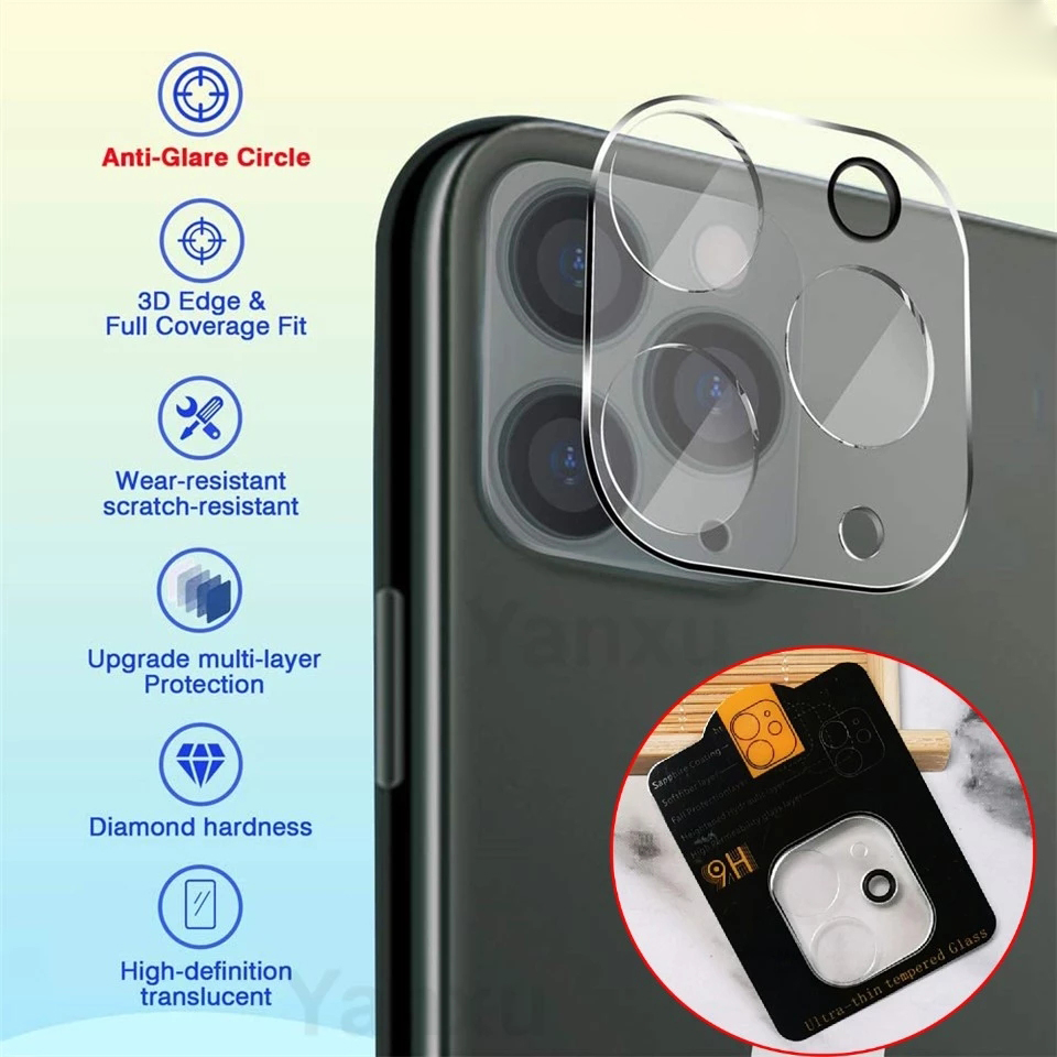 Kính Cường Lực Bảo Vệ camera Cho iPhone 15 13 Pro Max 14 11 Pro 11 Pro Max 12 Mini 12 Pro 12 Pro Max