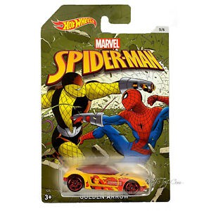 Bộ 6 Mô Hình Siêu Xe Hotwheels Spider Man