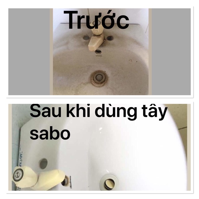 Nước tẩy sabo Sl ( tẩy vòi xen, innox, bồn cầu, bồn sứ)