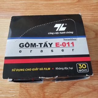 Gôm tẩy thiên long TL E-011 màu đen