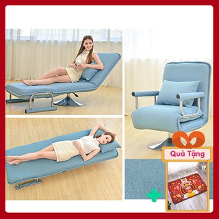 Ghế sofa giường gấp gọn. xoay 360 độ, có thể chuyển đổi thành giường.