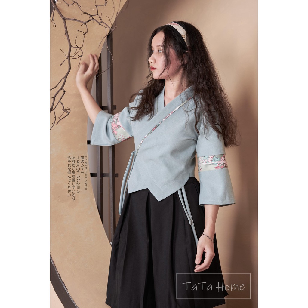 Áo Yukata Croptop Sakura/Geisha | BigBuy360 - bigbuy360.vn