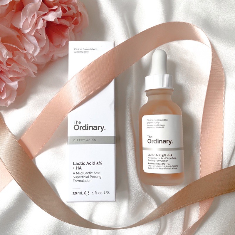 [Bill US] Serum tẩy tế bào chết Lactic Acid 5% + HA và 10% + HA - The Ordinary