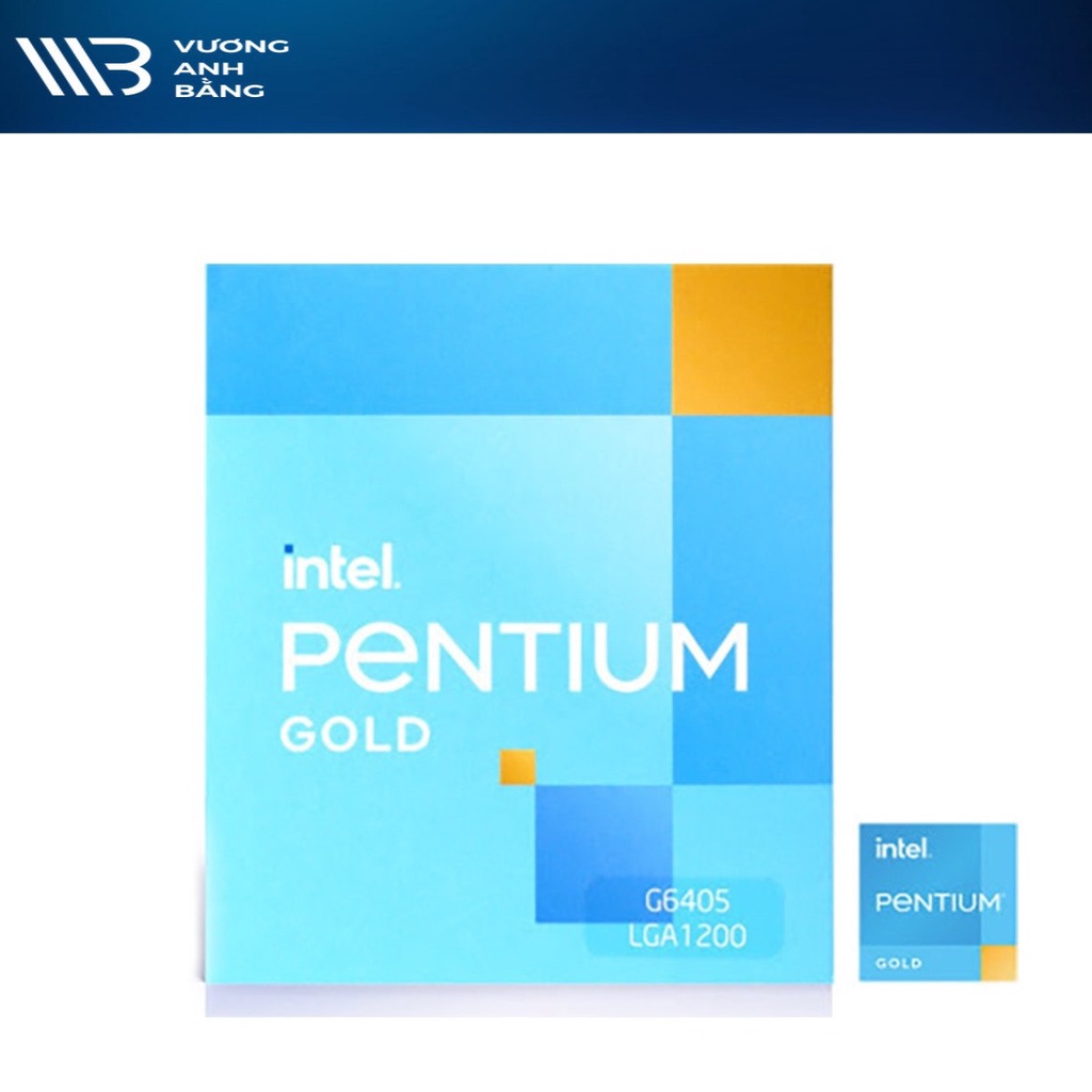 Chip CPU Intel Pentium Gold G6405 Box - Hàng Chính Hãng