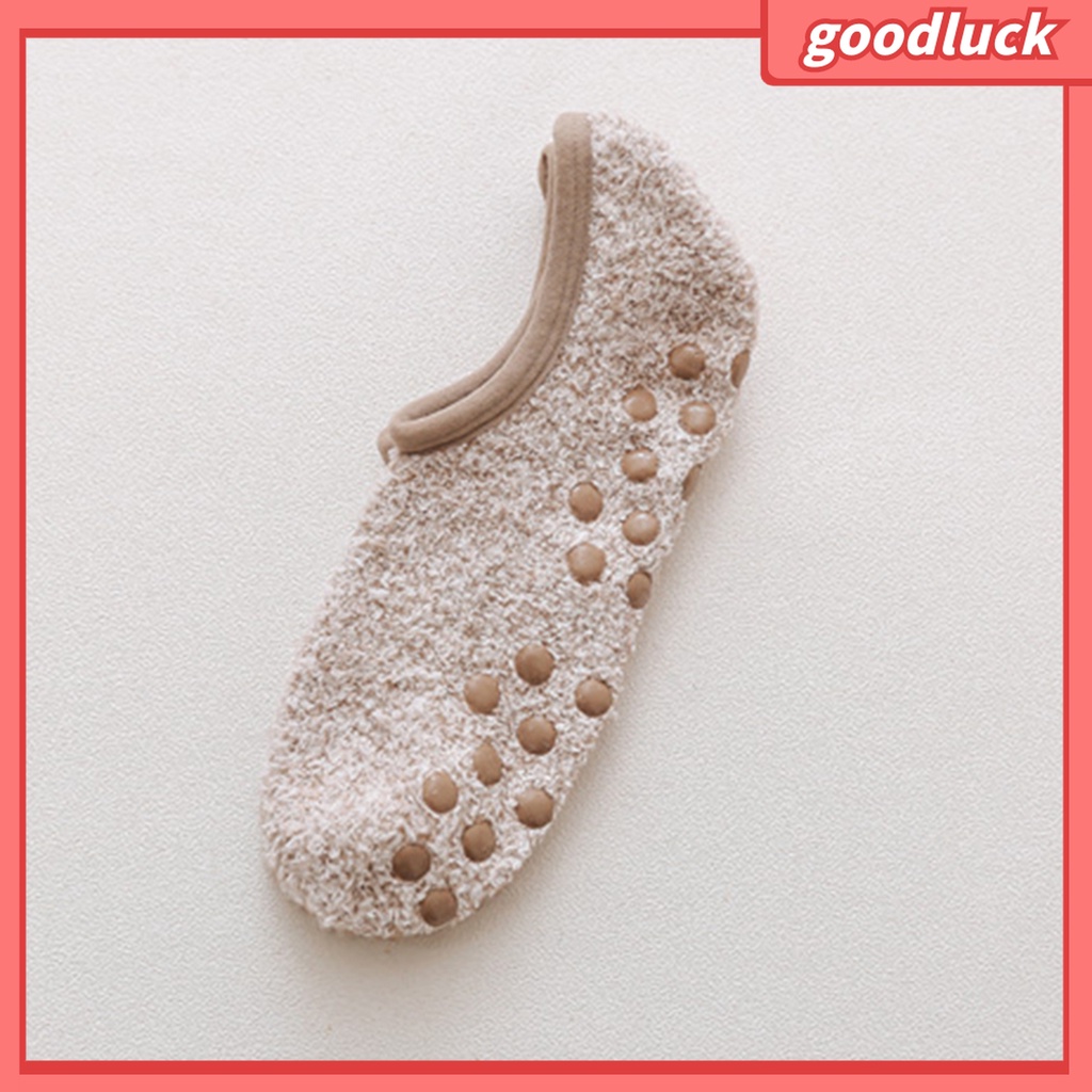 Vớ Thuyền Lông Cừu San Hô Cổ Thấp Thoải Mái Chống Trượt Cho Nữ