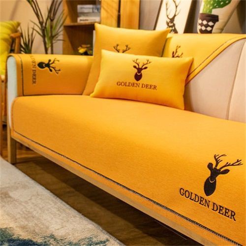 Đệm sofa bốn mùa bọc đa năng 123 kết hợp khăn tựa lưng chống trượt