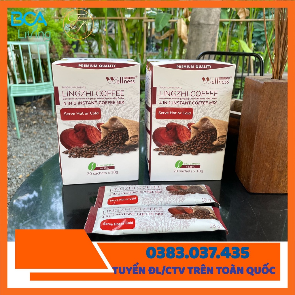 Cà phê sức khỏe, sắc đẹp Lingzhi Coffee - cà phê linh chi