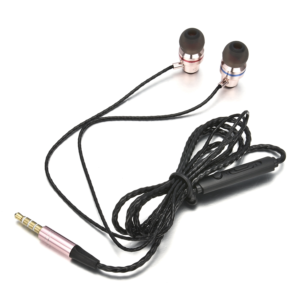 Tai nghe nhét tai thể thao thiết kế đơn giản có mic