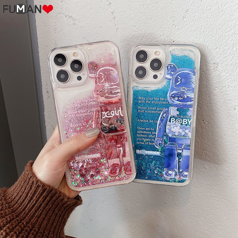Ốp điện thoại kim tuyến Kaws thích hợp cho Samsung Galaxy S21 S20 FE S10 S9 S8 Plus S7 Edge Note 20 Ultra 10 Plus Lite