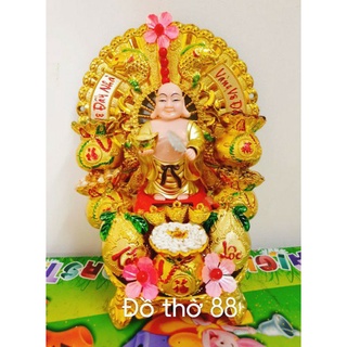 Tháp đậu ngũ cốc di lặc cao 18cm không tỏi