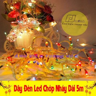 Đèn led 8 chế độ nháy nhiều màu trang trí noel - tết ngày lễ