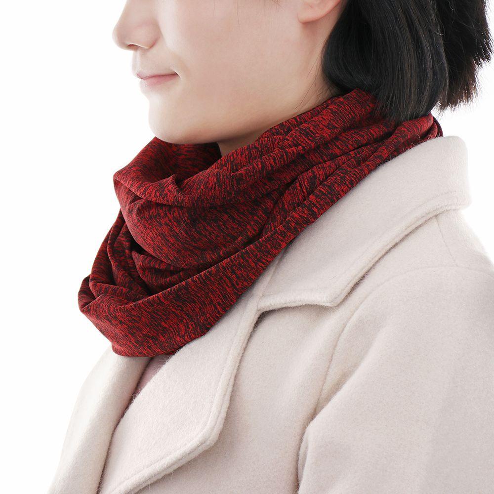 Khăn Choàng Cổ Có Túi Dây Kéo Họa Tiết Kẻ Sọc Dọc Phong Cách Mới