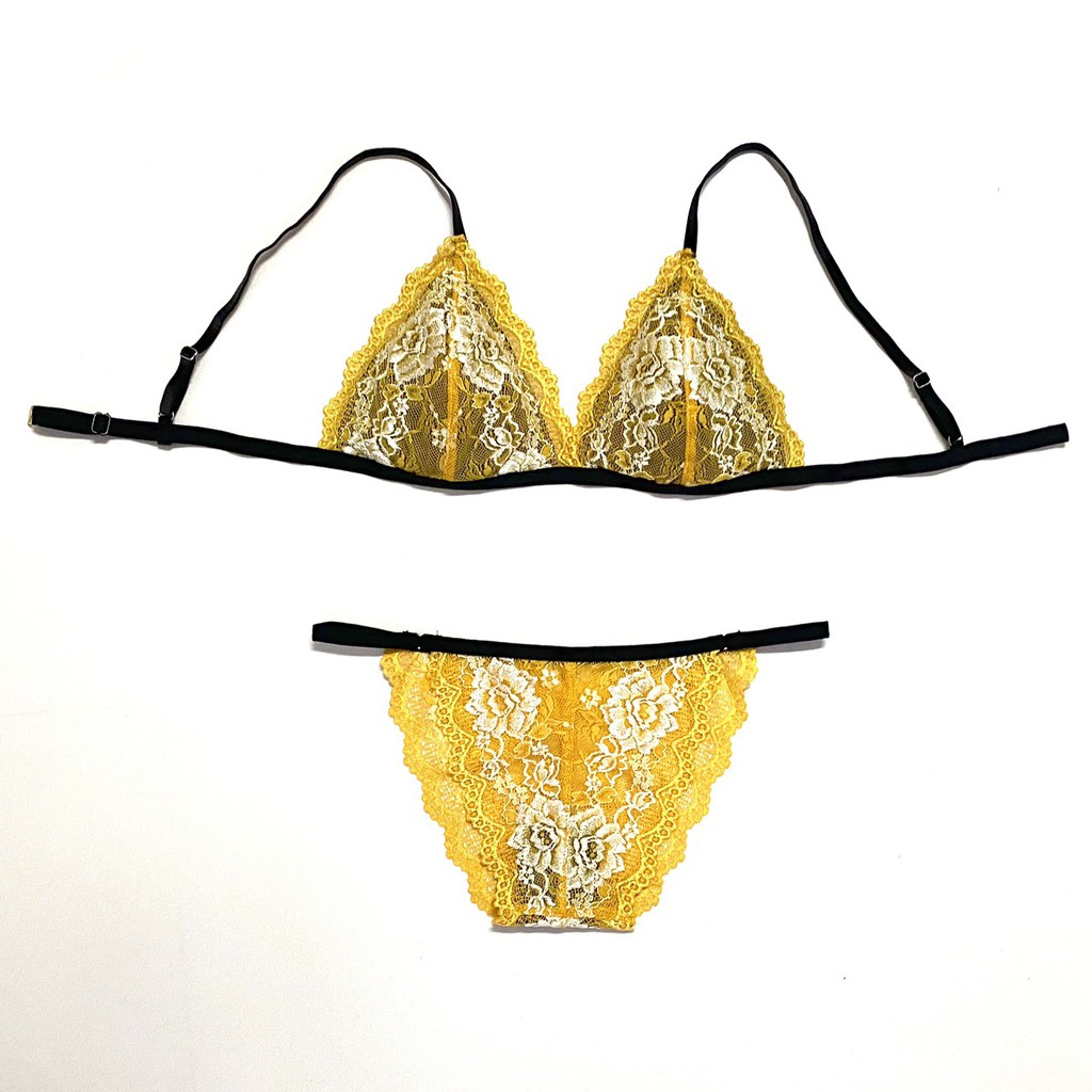 HISEXY Set Đồ Lót Ren Cao Cấp Thiết Kế Gọng Mỏng Kiểu quần T B136 (Kèm Ảnh Thật)