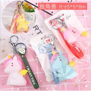 Móc Khóa Kì Lân led  cực xinh ( giao ngẫu nhiên)