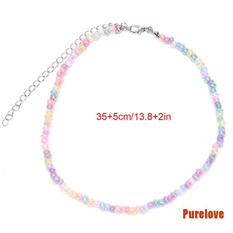 Vòng cổ Chuỗi Hạt Nhiều Màu Phong Cách Boho