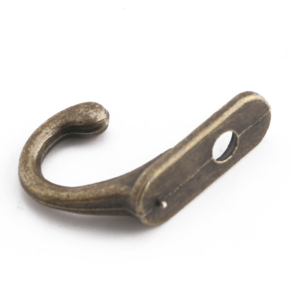 Set 10 móc treo đồ bằng hợp kim kẽm gắn tường tiện lợi