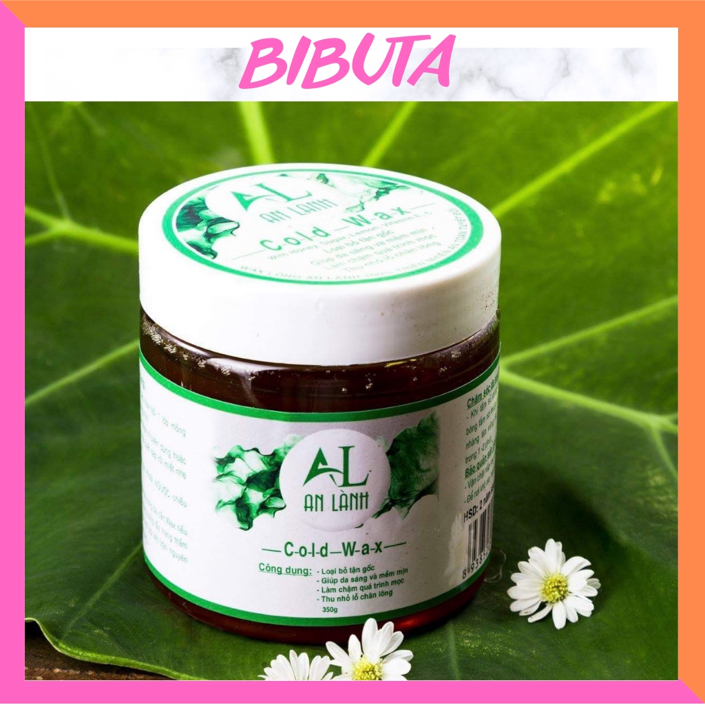 Sáp wax lông An Lành 350gr dùng tẩy triệt lông Vùng kín Bikini Nách Chân Tay Bụng Ngực tại nhà an toàn cho da nhạy cảm