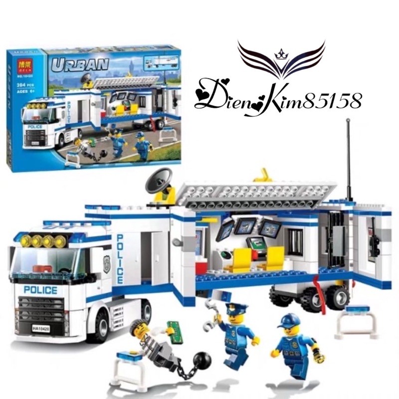 Lego Urban city 10420-tù nhân bỏ trốn khỏi xe cảnh sát