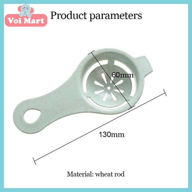 🐣SIÊU SALE🐣 Dụng Cụ Tách Lòng Đỏ Lòng Trắng Trứng Gà Bằng Lúa Mạch Cao Cấp