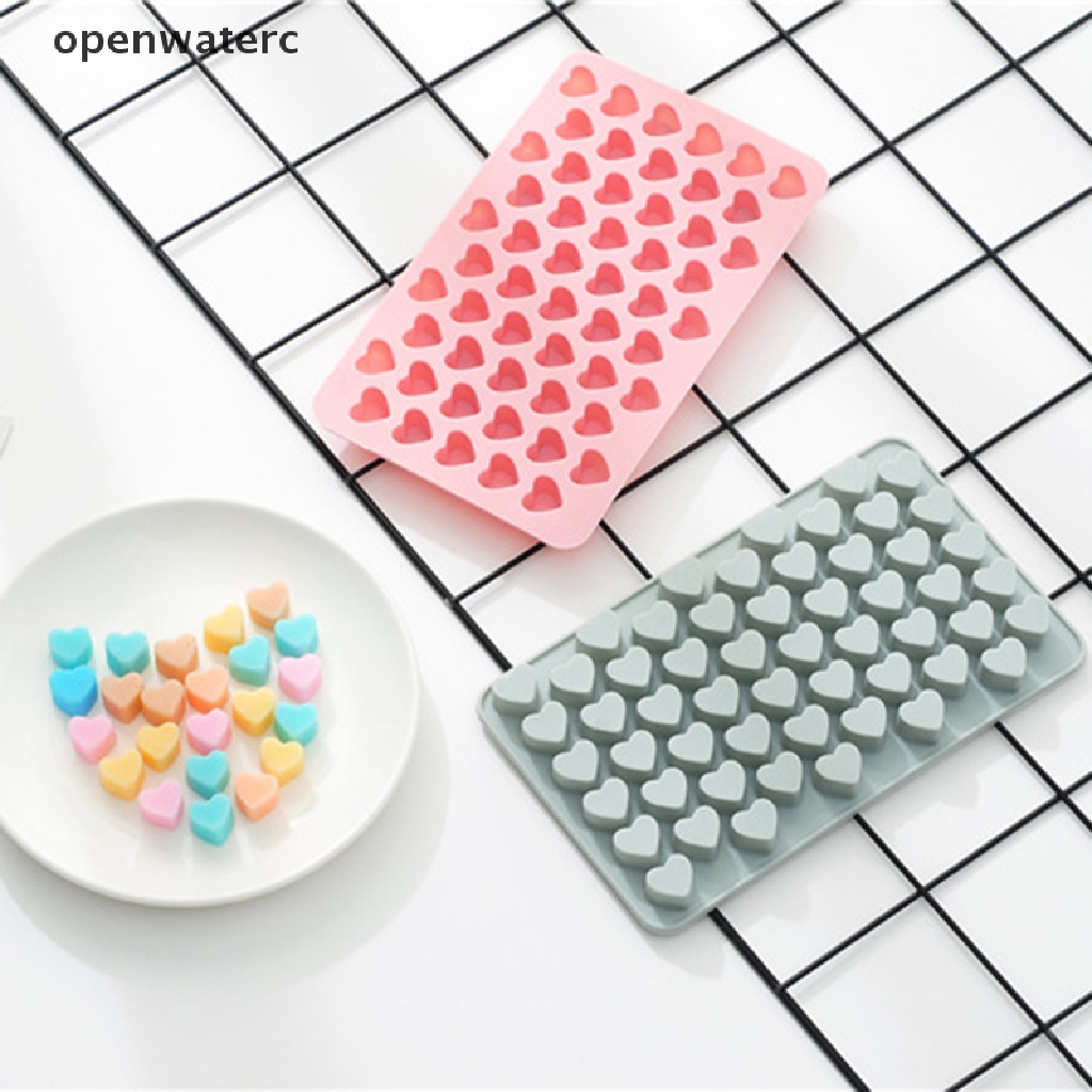Khuôn Silicon Làm Đá / Sô Cô La / Đá Viên Hình Trái Tim Mini DIY