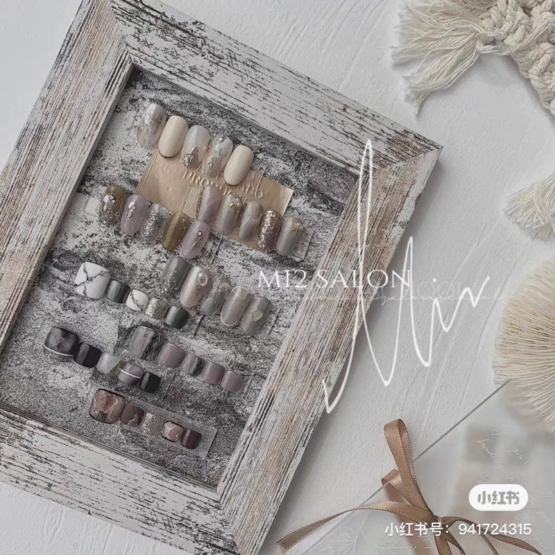 Khung ảnh decor chụp ảnh background nail