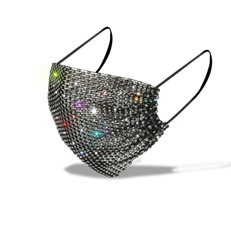 [HÀNG MỚI VỀ] Khẩu Trang Đính Đá Pha Lê Kim Sa Lấp Lánh Kim Tuyến Khẩu Trang Hot Trend Tiktok Sắc Màu Nhiều Màu XUMI800 | BigBuy360 - bigbuy360.vn