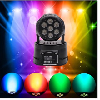 Đèn Moving head 7 Bóng LED - Đèn sân khấu Led moving head