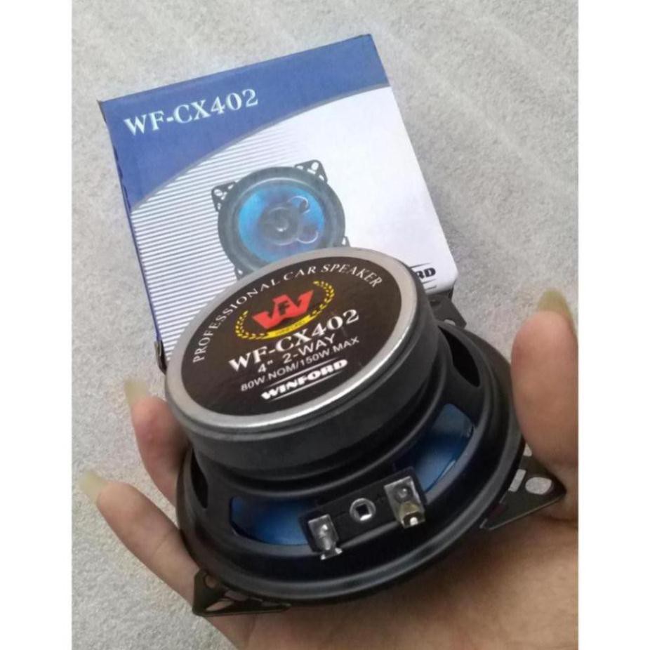 FreeShip - XẢ LỖ LOA ĐỒNG TRỤC 10CM LOA Ô TÔ WINFORD 402 - GIÁ 1 ĐÔI - KHÔNG NẮP