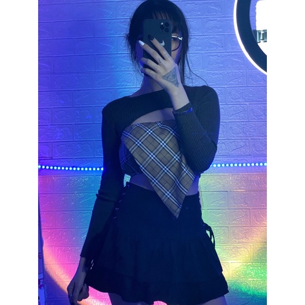 Chân váy 2 tầng đan dây hông - NORN Clothing | BigBuy360 - bigbuy360.vn