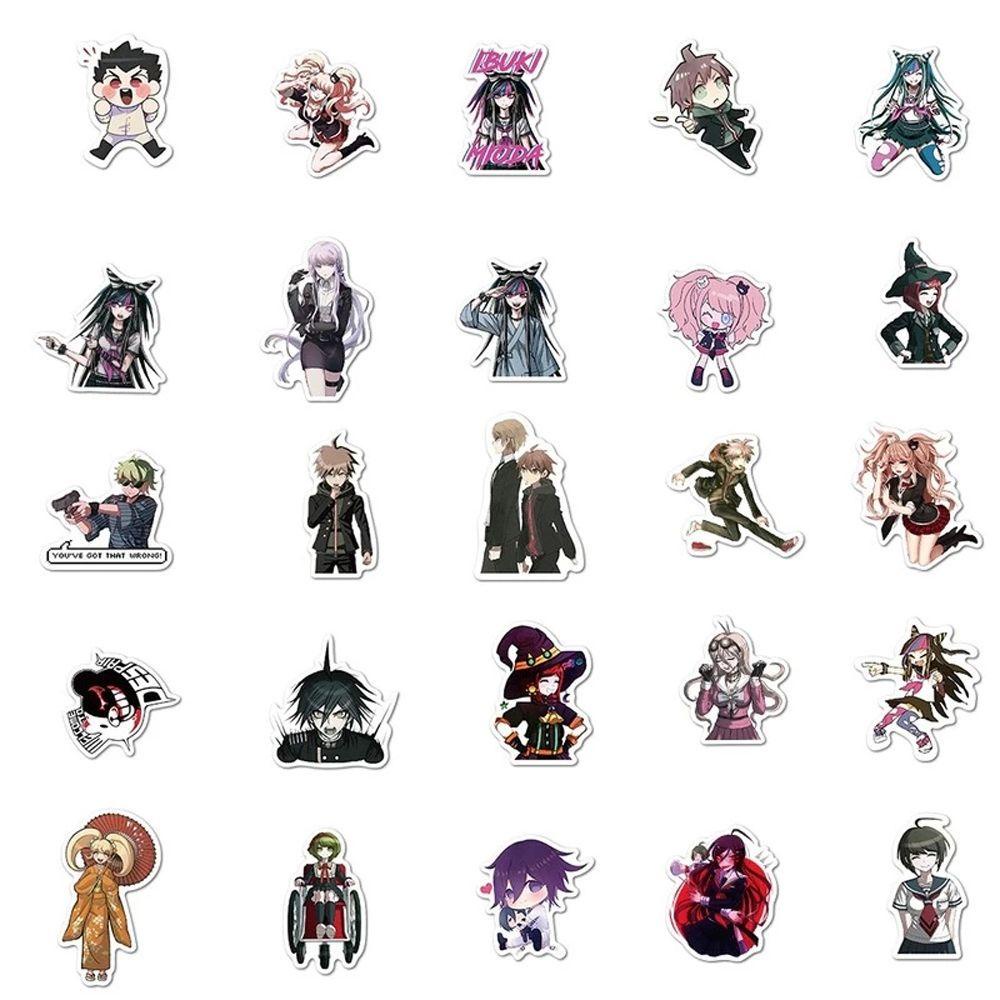 PEWANY Danganronpa Miếng Dán Trang Trí Laptop / Điện Thoại Chống Thấm Nước Họa Tiết Graffiti
