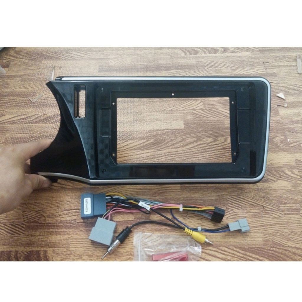 Mặt dưỡng màn hình Honda city kèm jack zin 2014-2019