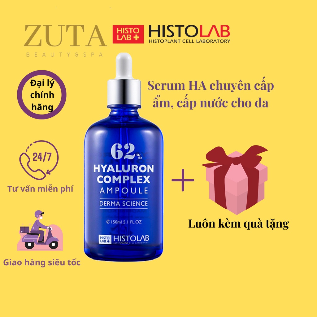 Tinh chất Căng Bóng Da Hyaluronic Acid 62% Histolab 150 ml
