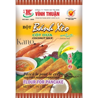 Bột Bánh Xèo Hành Sấy-Hương Dừa gói 500g