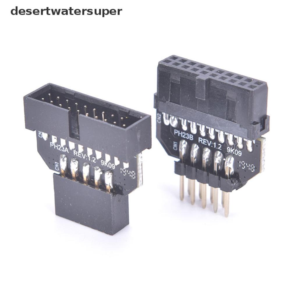 Đầu cắm chuyển đổi USB3.0 19-pin sang USB 9pin cho bo mạch chủ