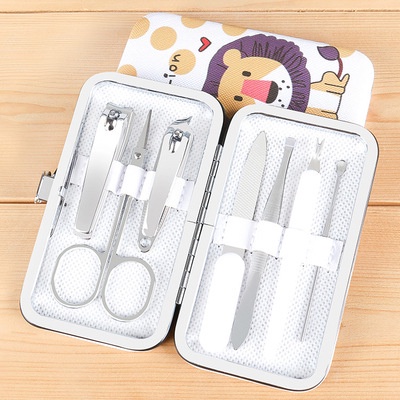 Bộ bấm móng tay, bộ làm móng 7 món bằng thép không gỉ full hộp BHTT21