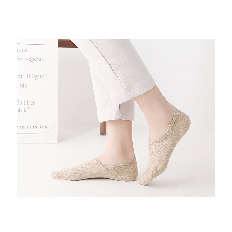 Vớ tàng hình cổ ngắn màu kẹo thời trang hè cho nữ