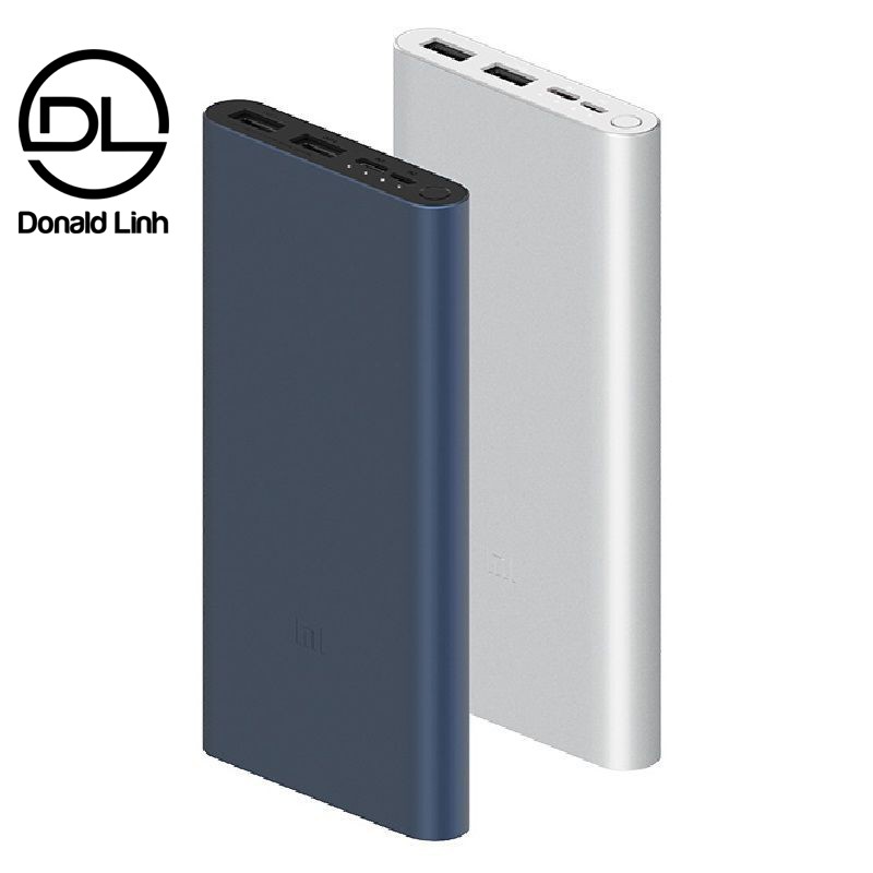 Pin Sạc Dự Phòng Xiaomi Gen 3 Version 2019 Polymer 10000mAh Tích Hợp Cổng Type-C  - Hàng Chính Hãng