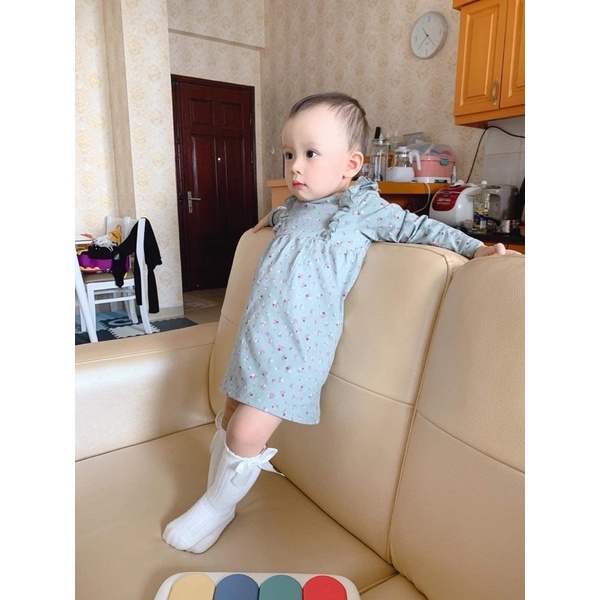 Tất Lửng, Tất Nơ, Tất Tiểu Thư Chất Liệu Len Co Giãn Cho Bé Từ Sơ Sinh