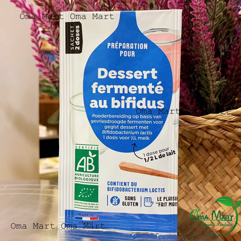 Men làm sữa chua hữu cơ bổ sung lợi khuẩn Natali