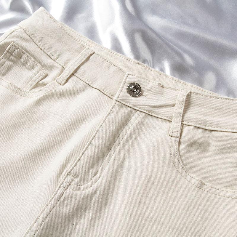 Quần Jean Dài Ống Rộng Lưng Cao Phong Cách Hàn Quốc Thời Trang Mới Cho Nữ 2022