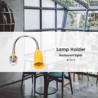 E27 LED Light Bulb Holder Universal Flexible Extension Lamp Adapter Socket