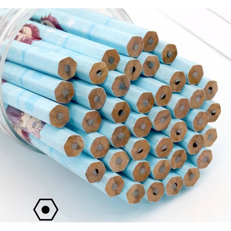 Bút chì gỗ 2B giá siêu rẻ Demon Slayer Kimetsu No Yaiba Cute Flamingos Standard Wood Pencil Writing Tool School Office Supply Student Stationery Kids Gift Kamado Tanjirou Nezuko Agatsuma Zenitsu